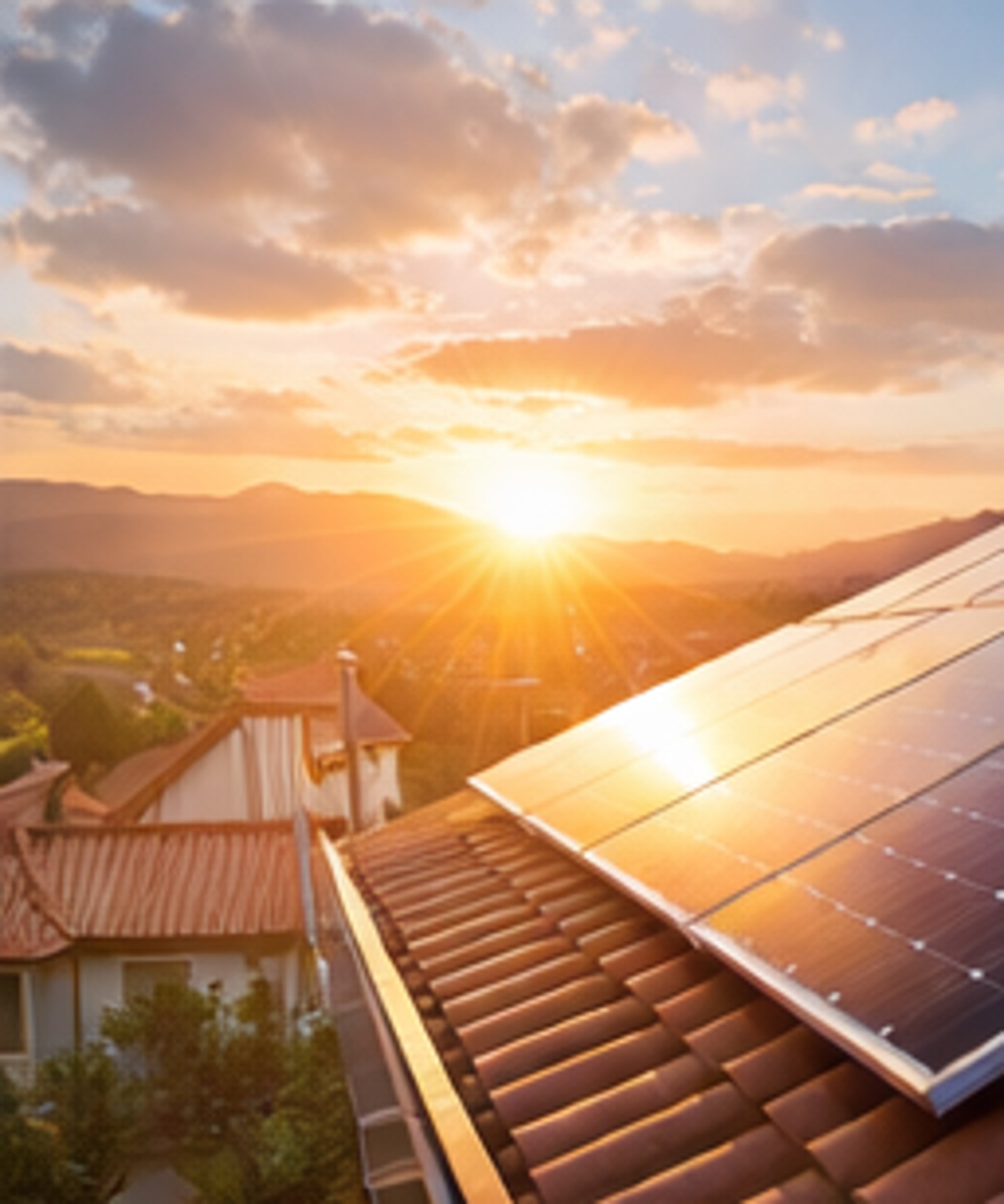 Paneles solares en vivienda - Llumsol